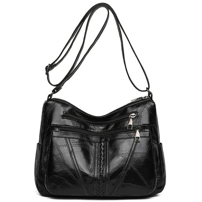 Stitching Braid All-match Shoulder Messenger Bag