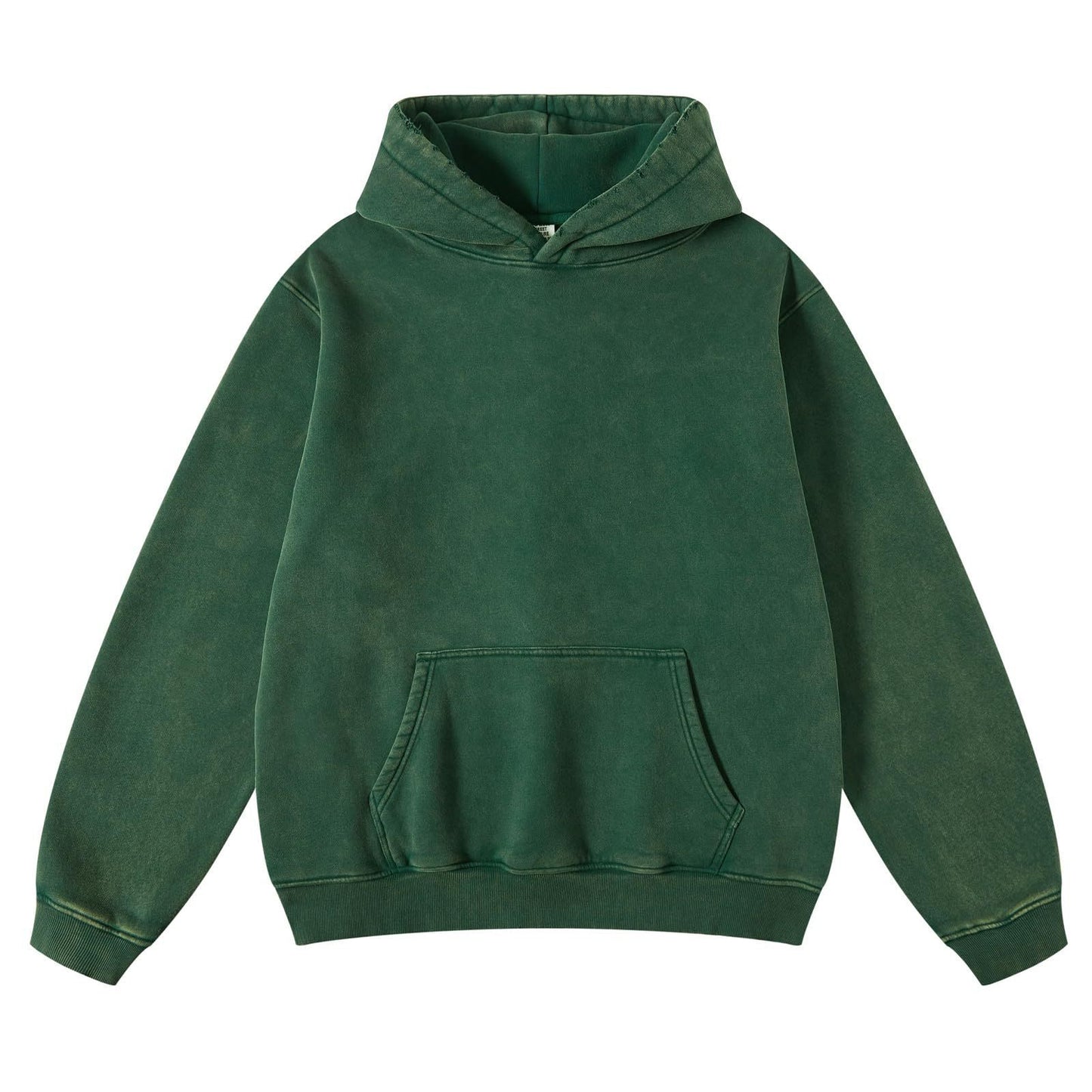 Men's Loose Casual Solid Color Hooded Sweatshirt