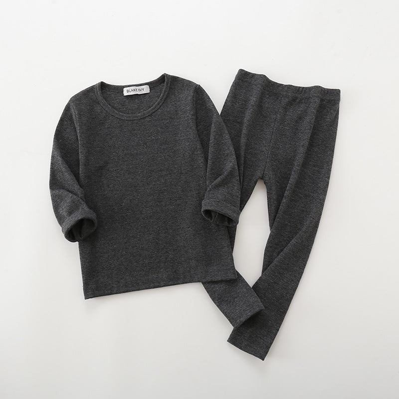 Pyjama épais à manches longues pour enfants, nouvelle collection automne-hiver