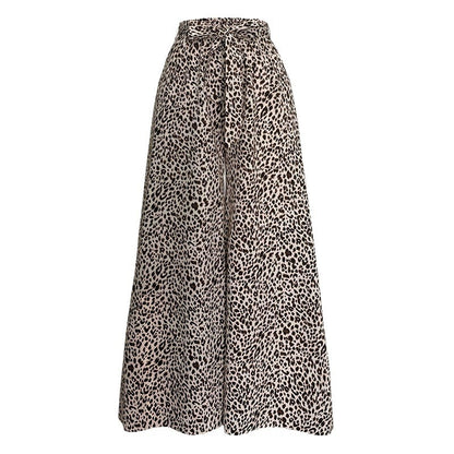 Stretch Slim Women Belt Bow Trousers