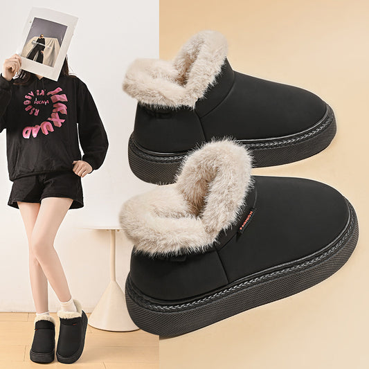 Cotton Shoes Men's Fleece-lined Warm Outdoor Non-slip