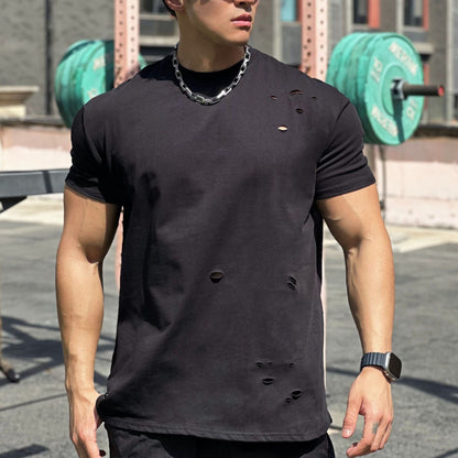 T-shirt de sport ample en coton à manches courtes pour homme bien lire les descriptions sur chaque article pour choisir votre grandeur