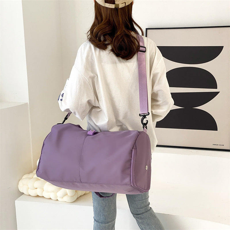 Sac de yoga pour femme, sac de sport, de fitness, séparation sèche et humide, grande capacité de rangement, sacs de voyage, peut contenir des tapis de yoga