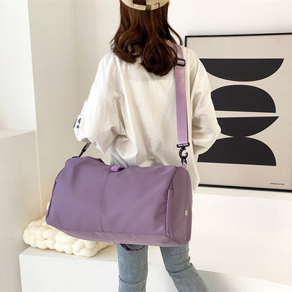 Sac de yoga pour femme, sac de sport, de fitness, séparation sèche et humide, grande capacité de rangement, sacs de voyage, peut contenir des tapis de yoga