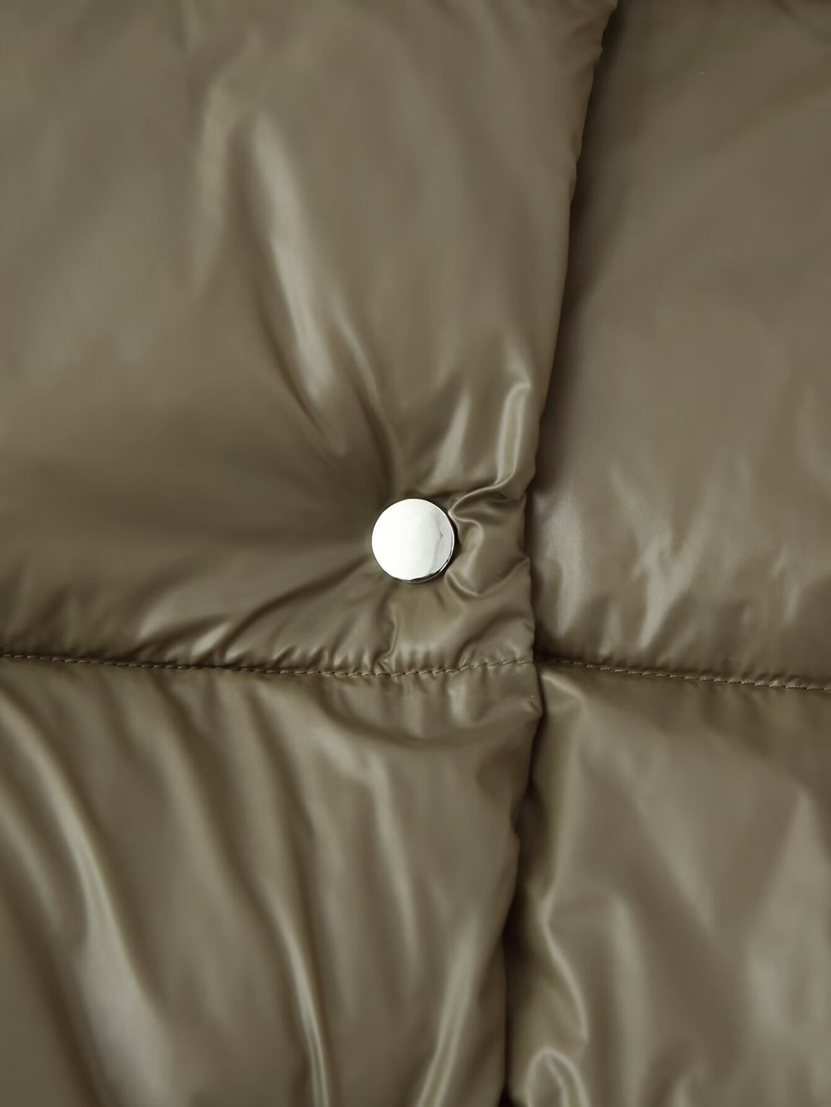 In-stock Quilted Cotton-padded Jacket With Buttons
