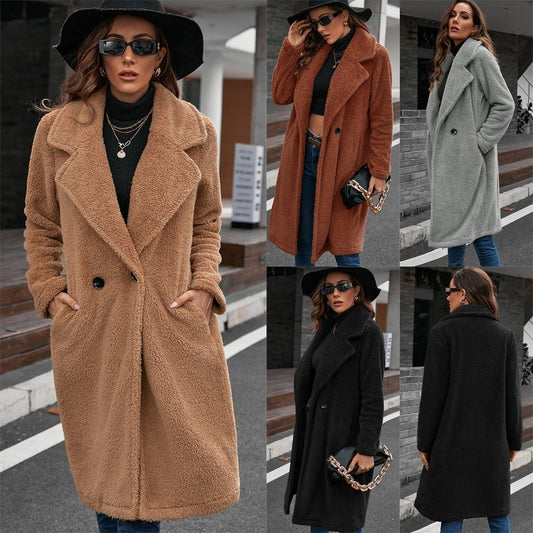 Veste coupe-vent en peluche moyenne à simple boutonnage Temperament Commuter