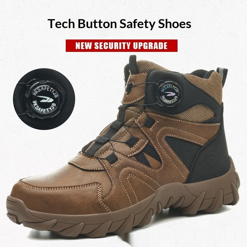 Mens Lightweight Comfortable And Safety Work Boots