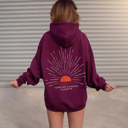 Sweater Printing Stylish Fashion Hooded