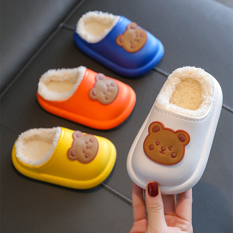 Pantoufles doublé très chaude pour bébé tellement cute et cozy