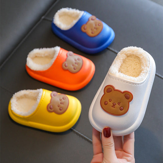 Pantoufles doublé très chaude pour bébé tellement cute et cozy