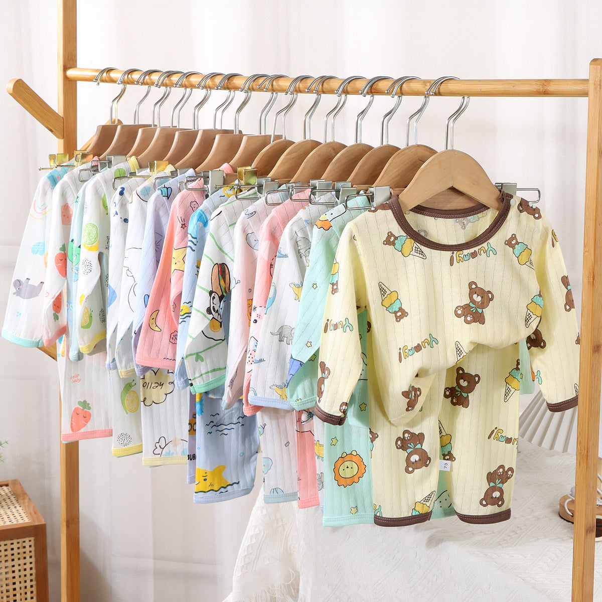 Ensemble pyjama en coton pour bébé