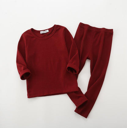 Pyjama épais à manches longues pour enfants, nouvelle collection automne-hiver