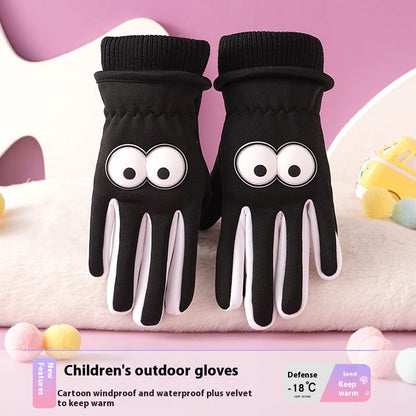 Gants Automne-hiver pour enfants Résistantes à l'eau, chaudes