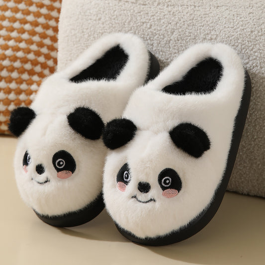 Chaussons en coton à motifs de dessins animés pour l'automne et l'hiver, pour la maison et l'intérieur