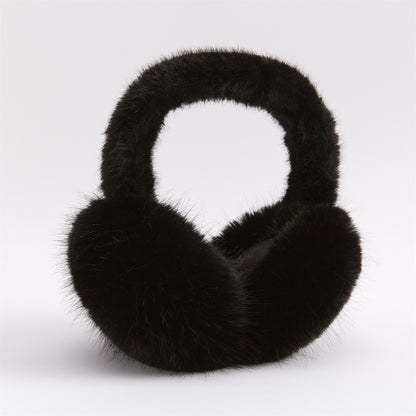 Fox-fur Ear Warmers For Warmth And Frost Protection