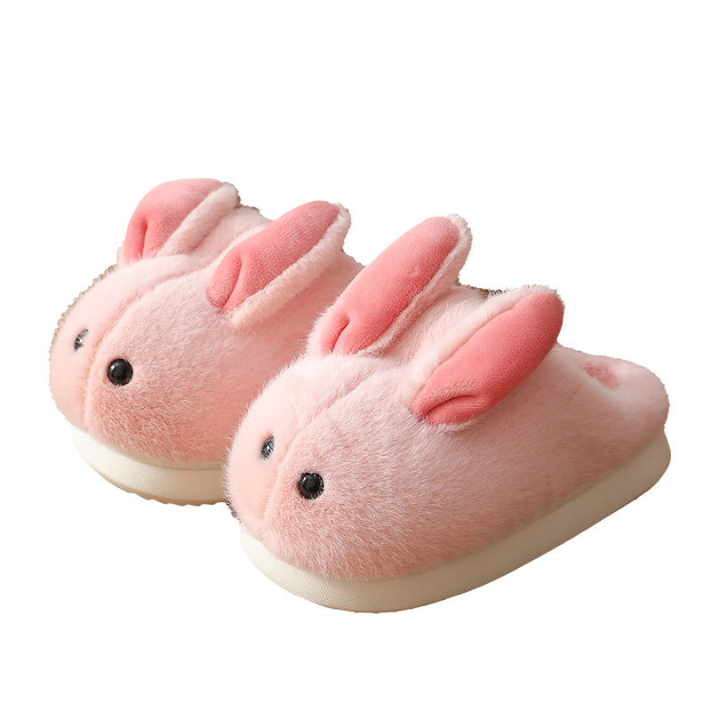 petite pantoufle lapin très chaud et confortable pour enfants