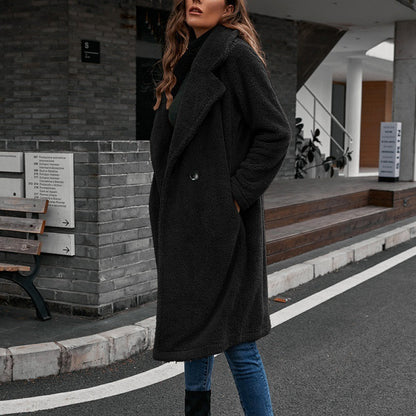 Veste coupe-vent en peluche moyenne à simple boutonnage Temperament Commuter