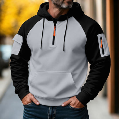 Hoodie avec plusieurs poche et Zipper, tissu très doux confortable