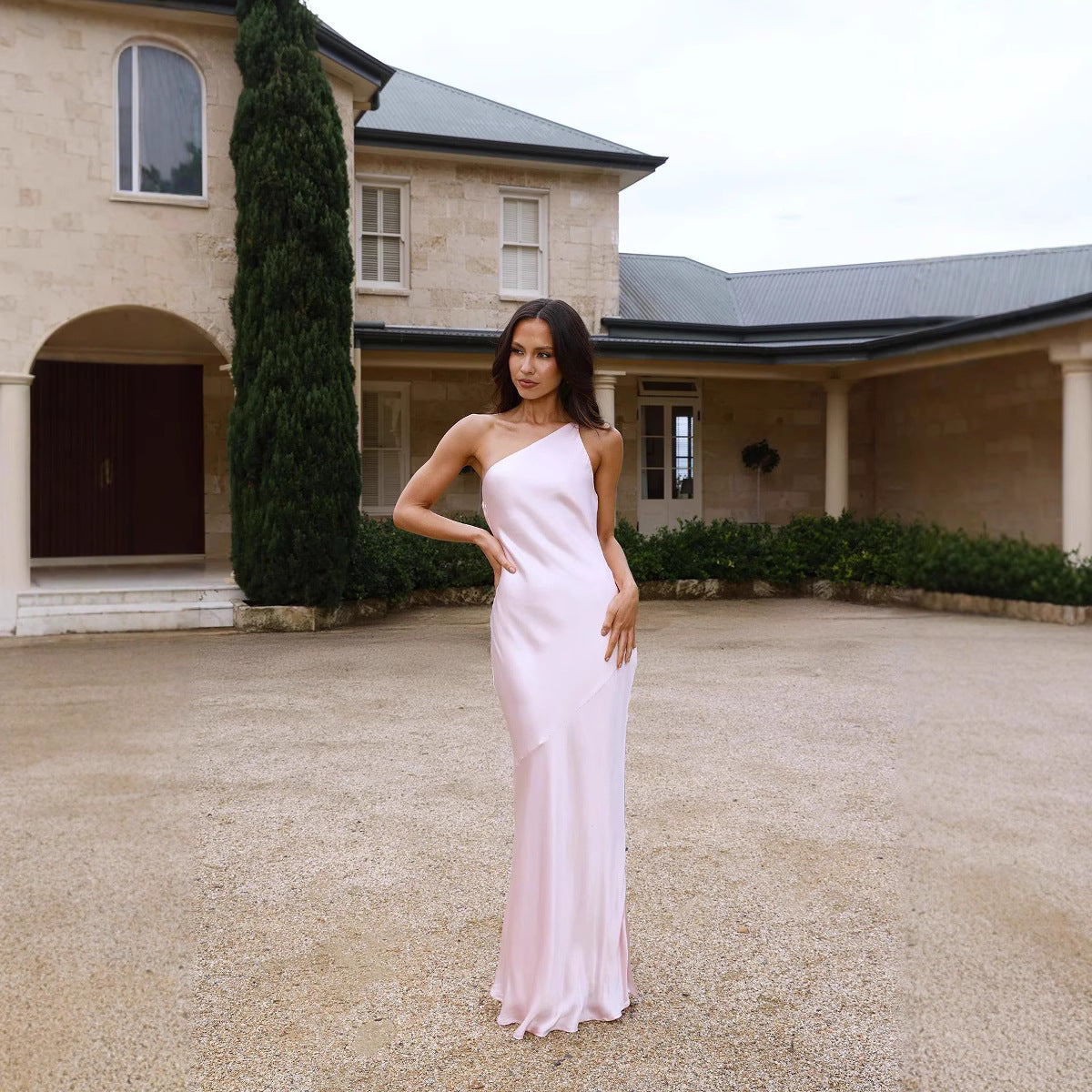 Longues Robes en Satin Tendances élégante