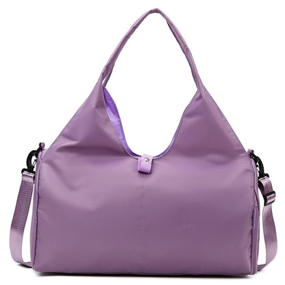 Sac de yoga pour femme, sac de sport, de fitness, séparation sèche et humide, grande capacité de rangement, sacs de voyage, peut contenir des tapis de yoga