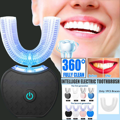 Brosse à dents électrique automatique intelligente à 360 degrés,qui blanchit les dents sans les endommagé