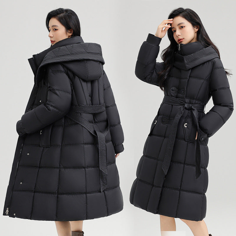 Mid-length Fashionable Elegant Slim-fit Women's Coat