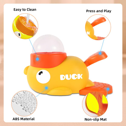 Distributeur de friandises en forme de canard pour chiens - Jouet interactif pour la stimulation mentale, distributeur de nourriture à alimentation lente pour chiens et chats de petite et moyenne taille, distributeur de nourriture pour l'entraînement men