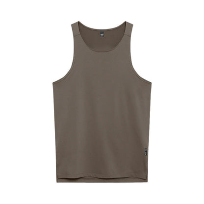 Débardeur de sport imprimé col rond pour homme, grande taille