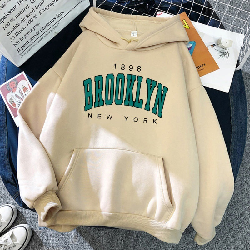 Sweat à capuche imprimé Brooklyn New York 1898