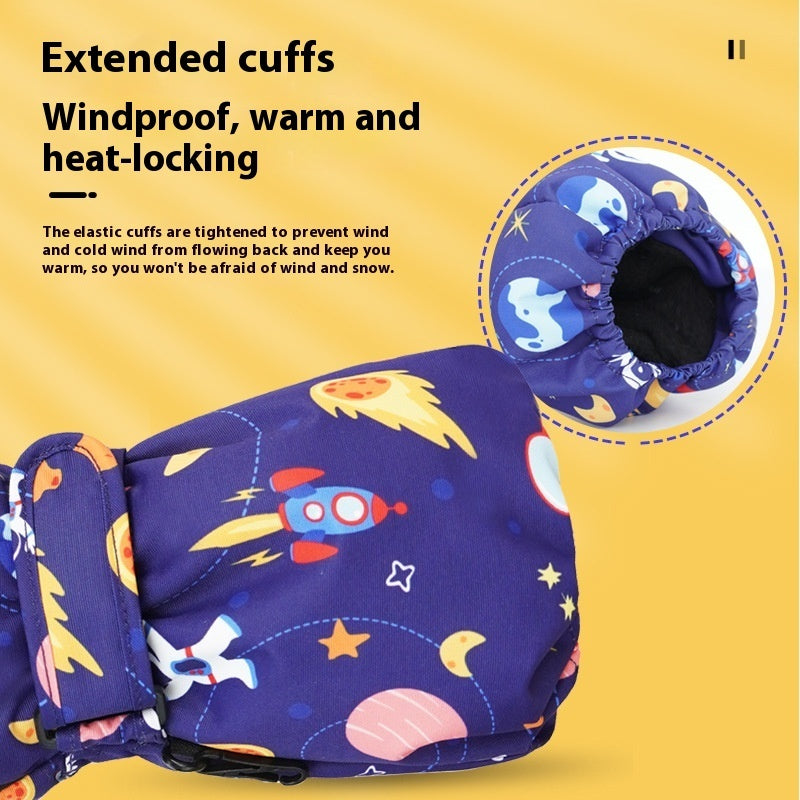 Gants d'hiver pour Enfants Résistance à l'eau et chaudes