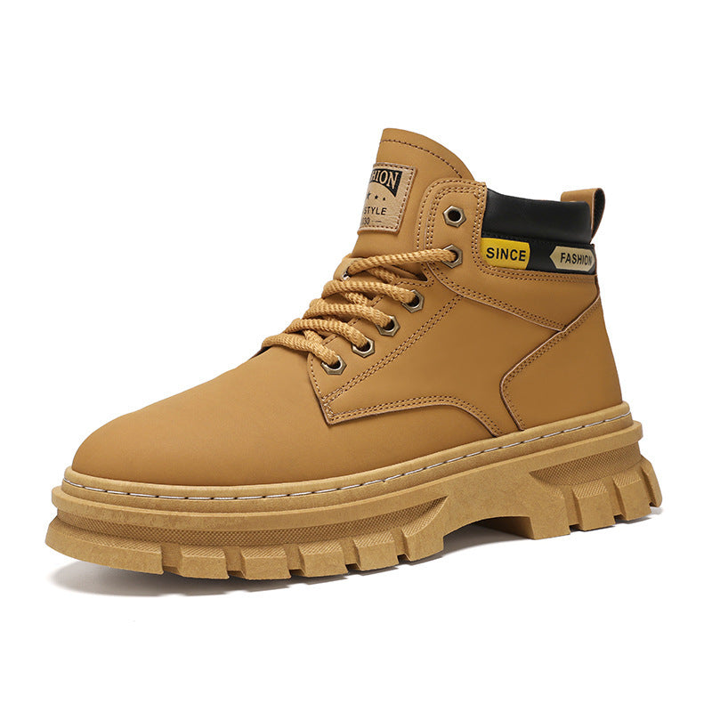 Bottes Martin montantes tendance pour homme, style britannique,