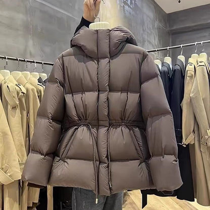 Womens Stylish Minimalist Slimming Cotton Padded Jacket