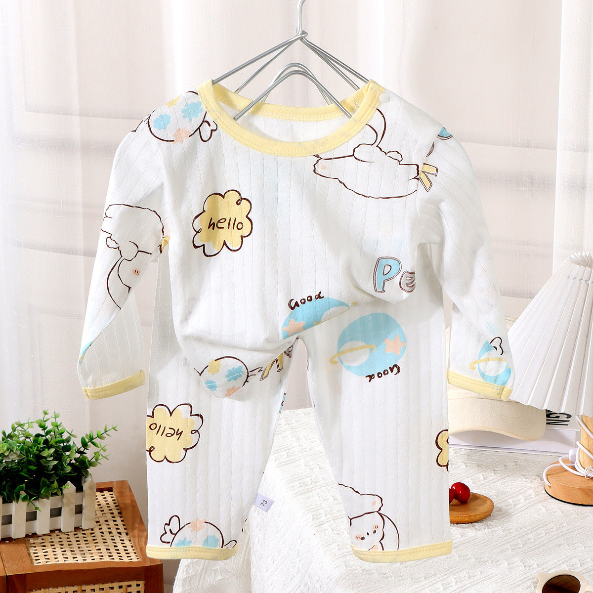 Ensemble pyjama en coton pour bébé
