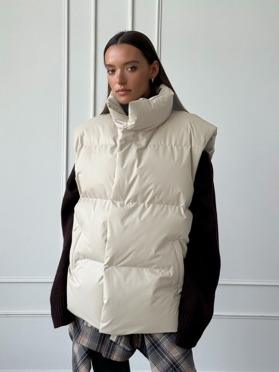 Gilet en coton européen et américain automne et hiver