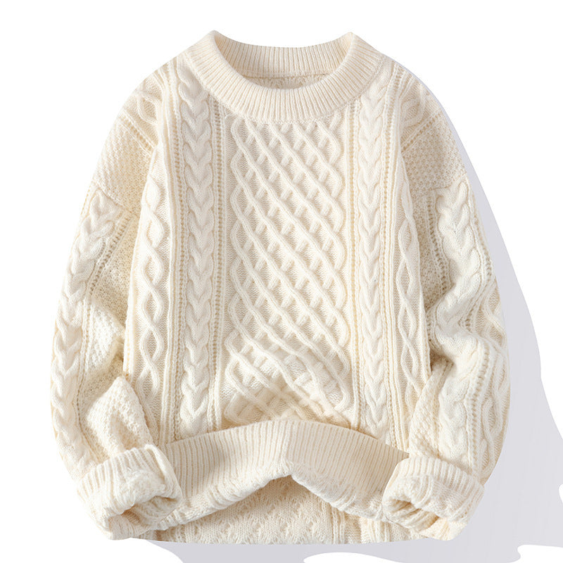 Tricots torsadés personnalisés à la mode pour hommes