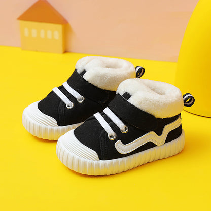 Chaussures d'hiver chaudes en coton pour tout-petits très cozy