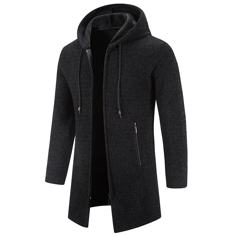 Cardigan à capuche décontracté de couleur unie pour homme avec fermeture éclair bien lire les descriptions pour choisir votre bonne grandeur