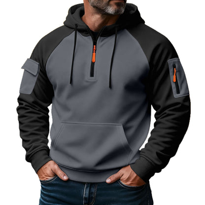 Hoodie avec plusieurs poche et Zipper, tissu très doux confortable