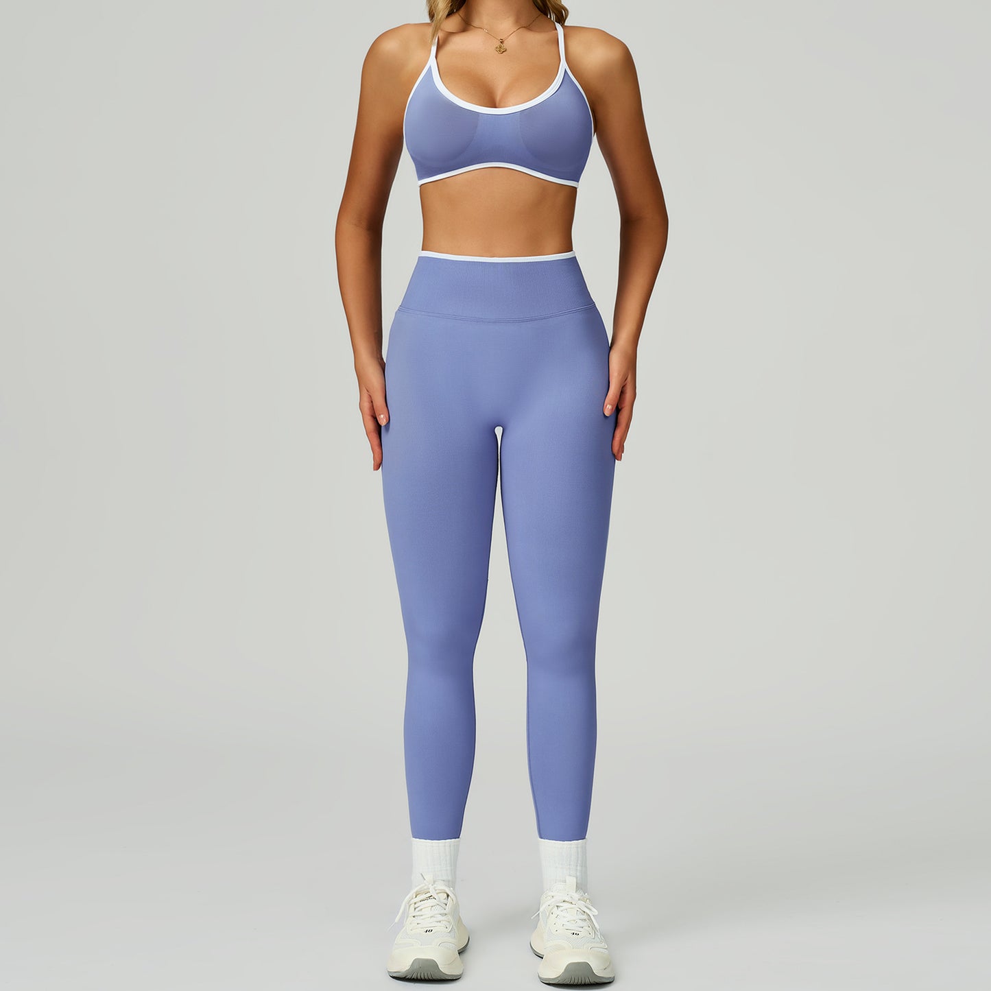 Seamless Yoga Set High-waisted Fitness Workout Outfit