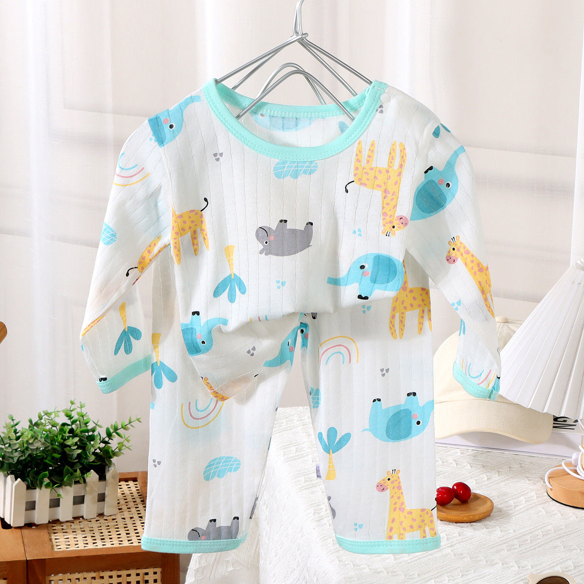 Ensemble pyjama en coton pour bébé