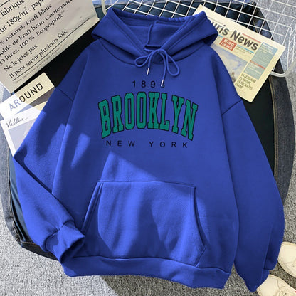 Sweat à capuche imprimé Brooklyn New York 1898