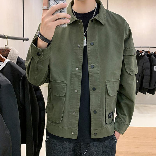 Vêtements décontractés pour hommes, manteau d'automne tendance coréenne