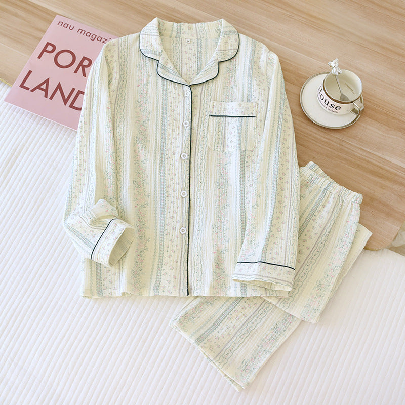 Pyjamas manche longue 2 pièce tendances pour femmes