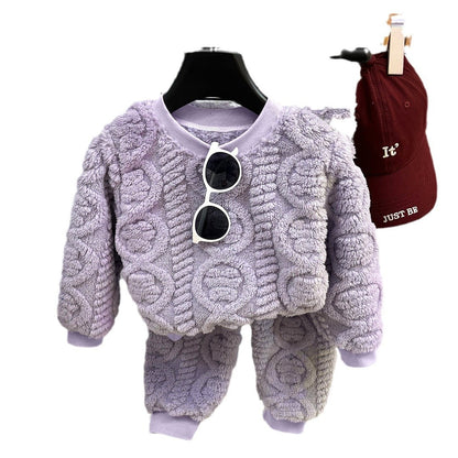 Nouveau pyjama de couleur unie de style coréen