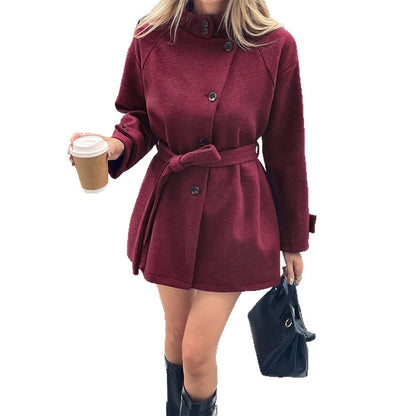 Women's Long Sleeve Sweater Overcoat Coat