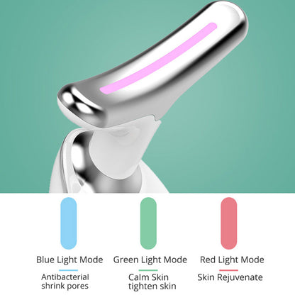 Appareil de massage thermique EMS pour le cou, lifting et raffermissement, micro-courant électrique, anti-rides