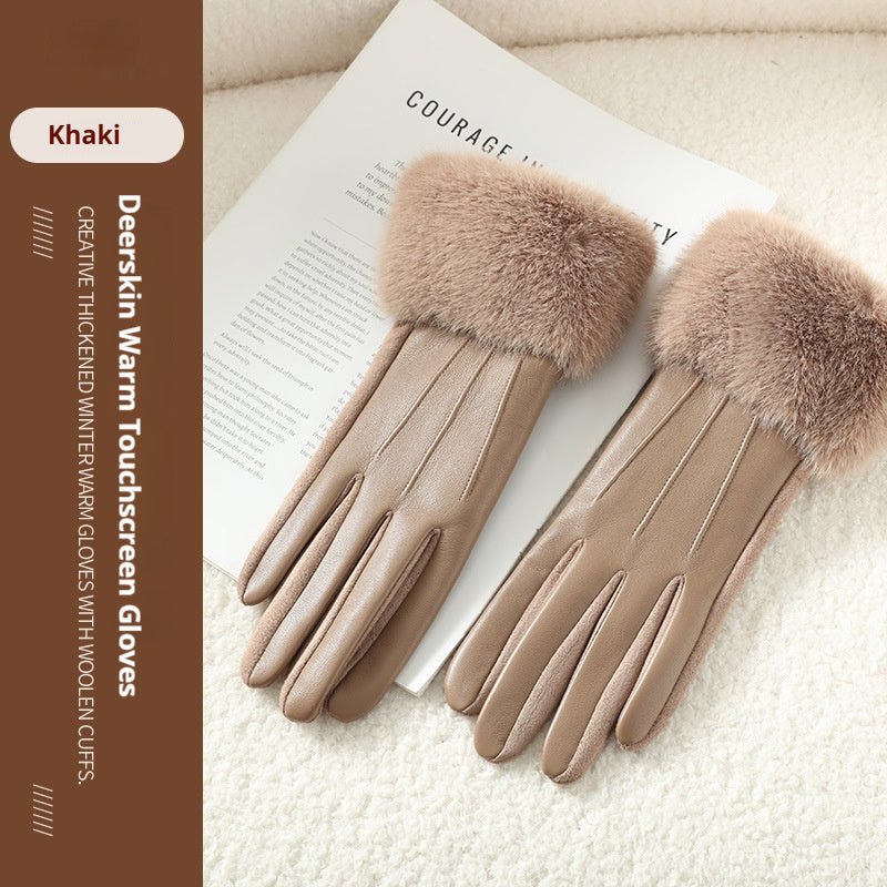 Gants en cuire pour Femmes Tendances Mode