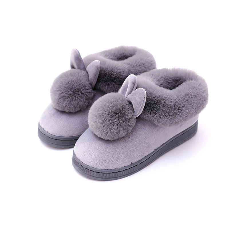 Chaussures à longues oreilles en coton pour hommes et femmes