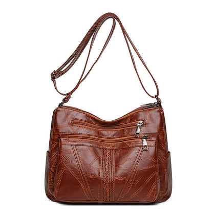Stitching Braid All-match Shoulder Messenger Bag