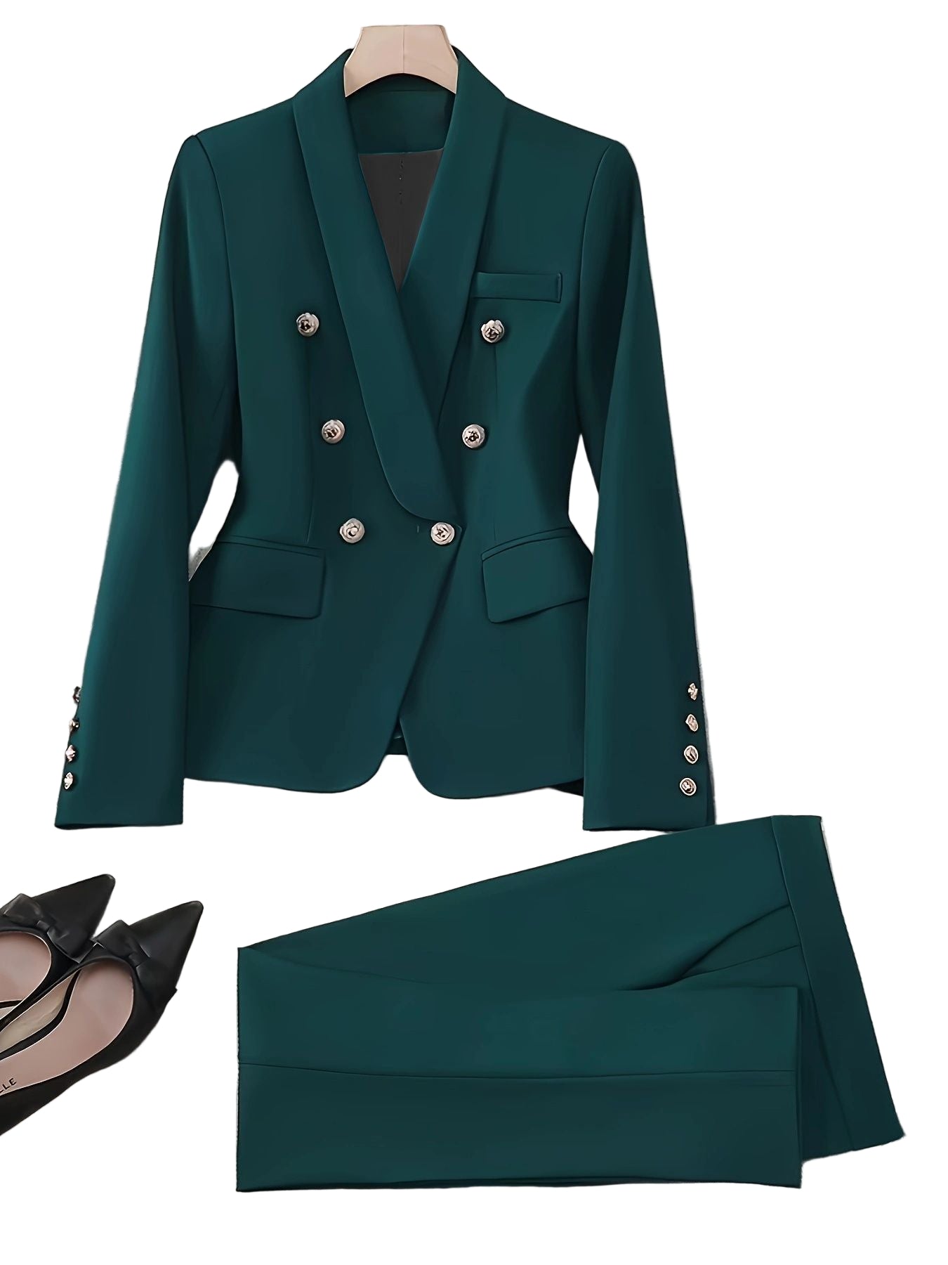 Graceful And Fashionable Classic Style Suit Pants Suit